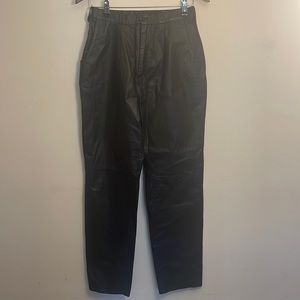 NWT Vtg I.B. Diffusion High Waisted Leather Pants